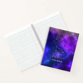 Diario personalizado de Rótulo Gemini - Office