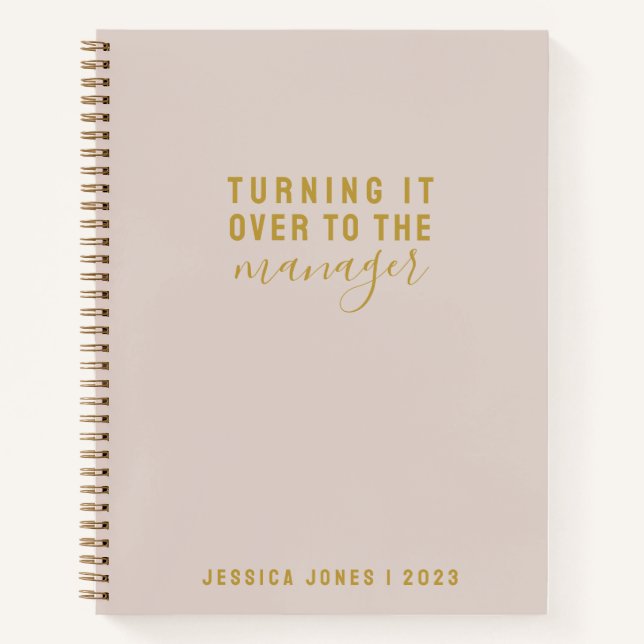 Diario rosa simple de Universal Manager (Anverso)