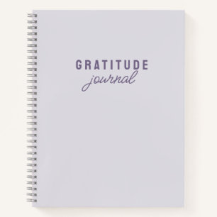 Diario simple de gratitud de Lilac