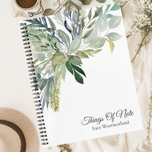 Diario "Things Of Note" de Woodland Foliage