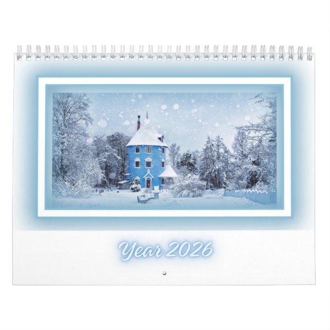 Días de Invierno Pacífico — Calendario 2026 (Tapa)