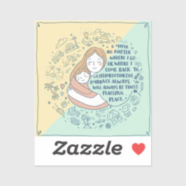 Días de madre de pegatinas y laboristas