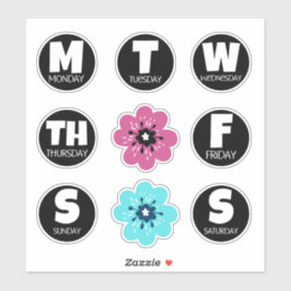 Días de semana Pegatina