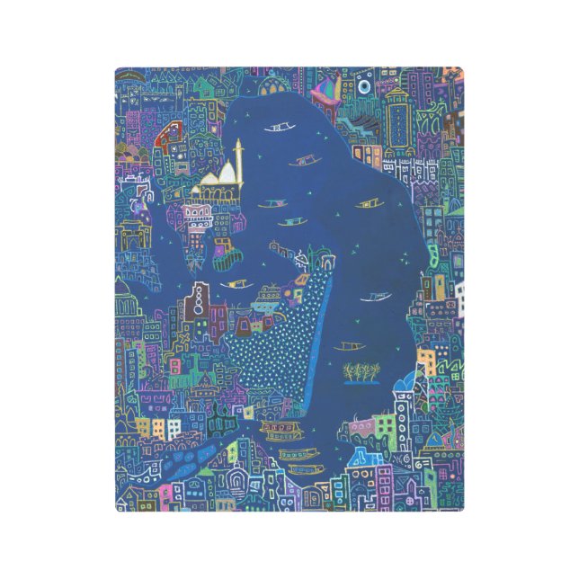 Días de Srinagar: arte mural Metalizado (Anverso)