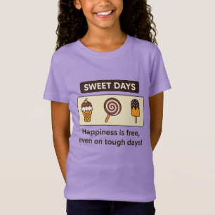 Días Dulces – Camiseta de Diseño para Niños Helado