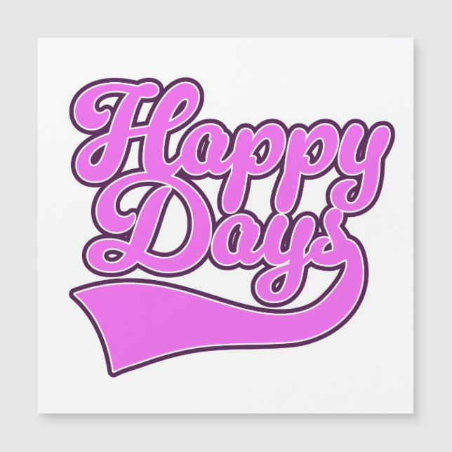 Días felices (Anverso)