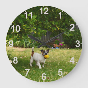 Días felices de Fox Terrier, reloj de pared