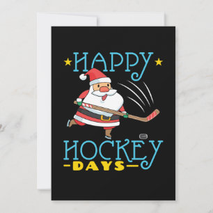 Días Felices de Hockey Navidad Santa