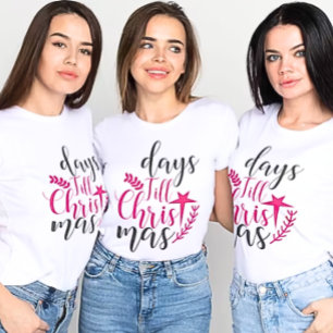 Días hasta Navidades camiseta perfecta para el uso