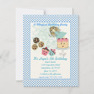 Días mágicos de anime Invitación Fiesta de cumple