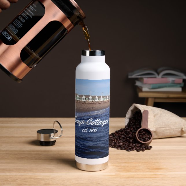 Días oficiales Cabañas Botella de Agua Insulada (Café)