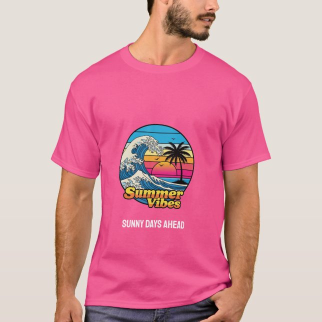 Días soleados por delante - Camiseta de verano con (Anverso)