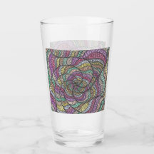 Diba | Arte abstracto colorido en espiral dibujado