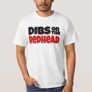 DIBS EN la camisa del REDHEAD