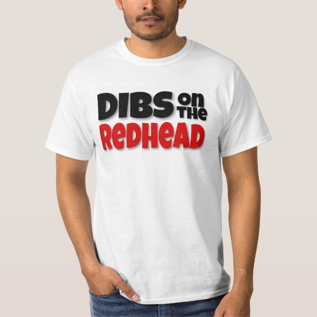 DIBS EN la camisa del REDHEAD (Anverso)