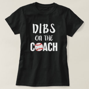 Dibs en la camisa para mujer del béisbol del coch