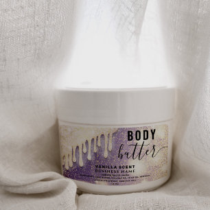 Dibuja la etiqueta de mantequilla del cuerpo del g