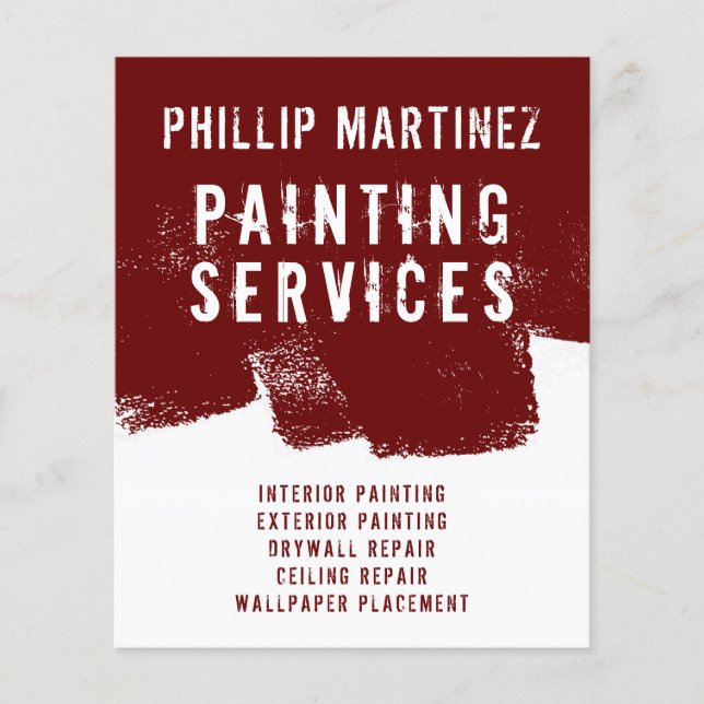 Dibujar folleto de pared (Frente)