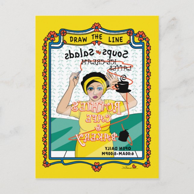 Dibujar la postal Line_B_ (Anverso)