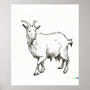dibujo a mano de ovejas en el arte Ukiyo-E Style