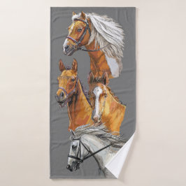 Dibujo a mano retratos de caballos retrato