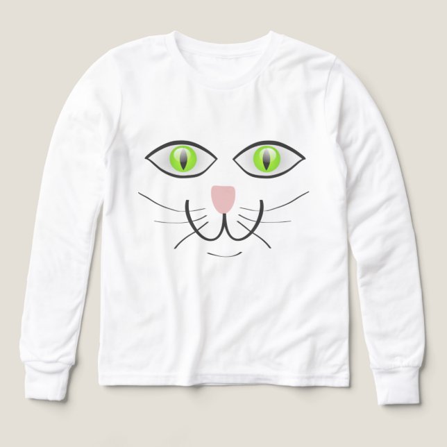 Dibujo Animado Cara Divertida Gato-29034 (Diseño frontal)