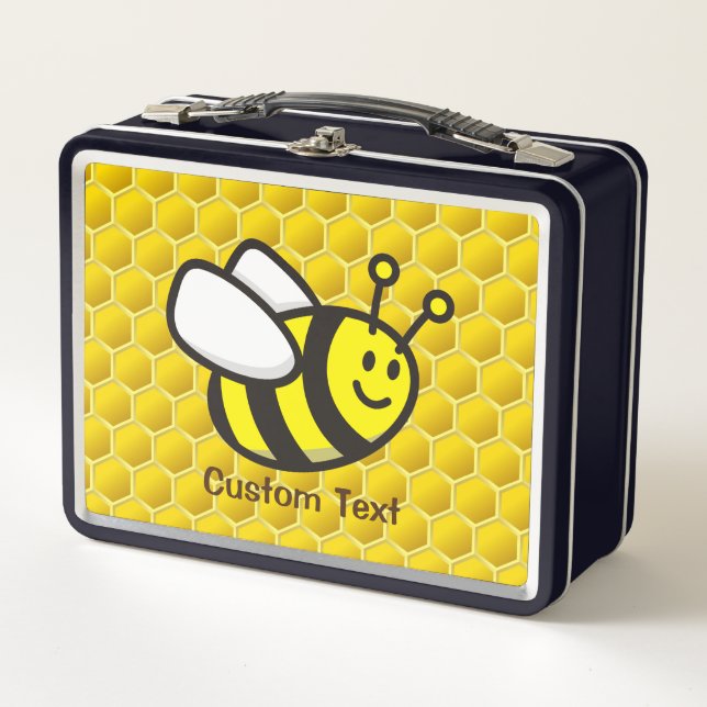 Dibujo animado de abeja melífera (Anverso)