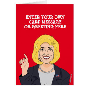 Dibujo animado de encargo de Hillary Clinton