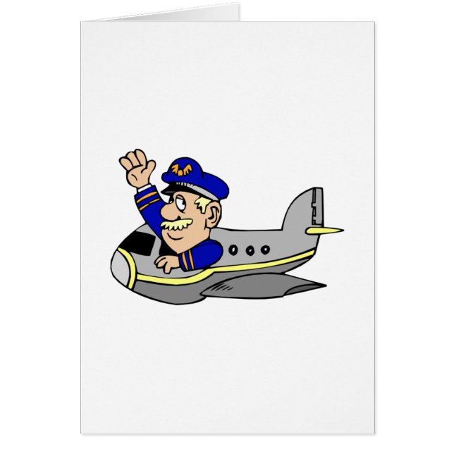 Dibujo animado del aeroplano (Frente)