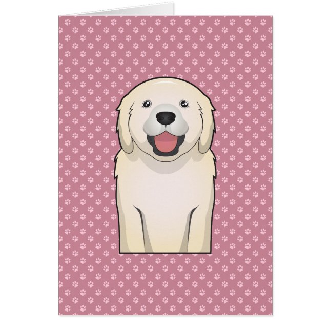 Dibujo animado del golden retriever (Frente)