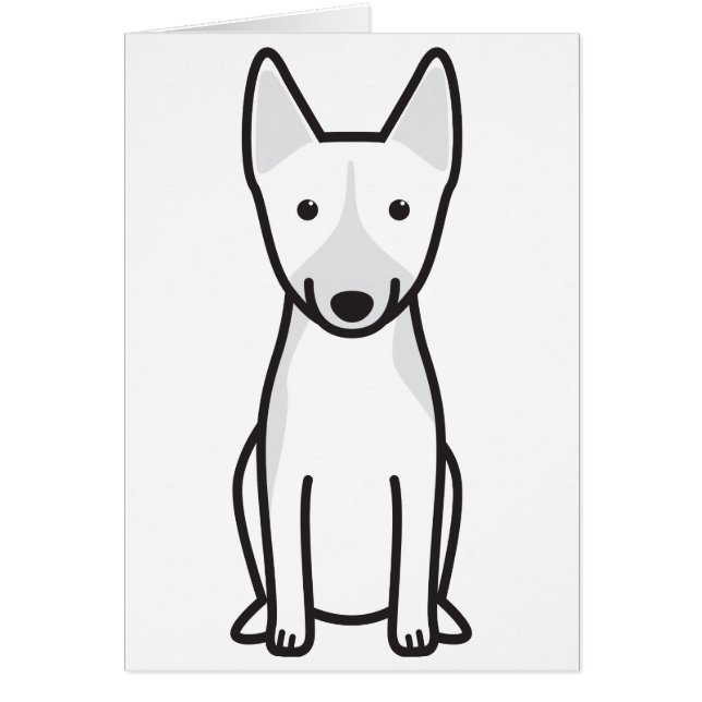 Dibujo animado del perro de Basenji (Frente)