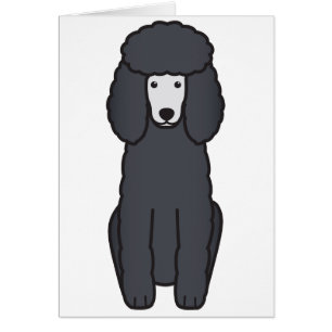 Dibujo animado del perro de caniche