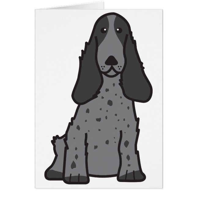 Dibujo animado del perro de cocker spaniel del (Frente)