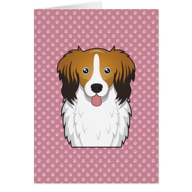 Dibujo animado del perro de Kooiker (Frente)