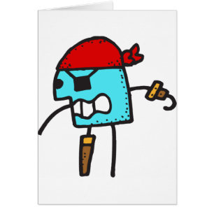 Dibujo animado del pirata