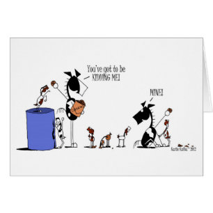 Dibujo animado divertido de los niños del caballo