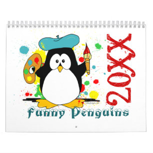 Dibujo animado divertido del calendario de los