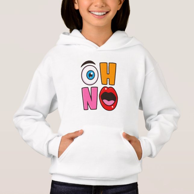 Dibujo Animado Divertido “Oh No” (Anverso)