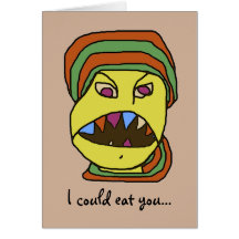 Dibujo animado hambriento de los WEIRDOS