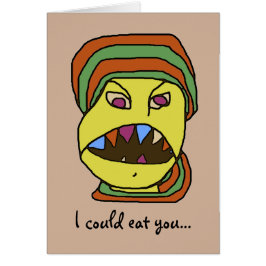 Dibujo animado hambriento de los WEIRDOS