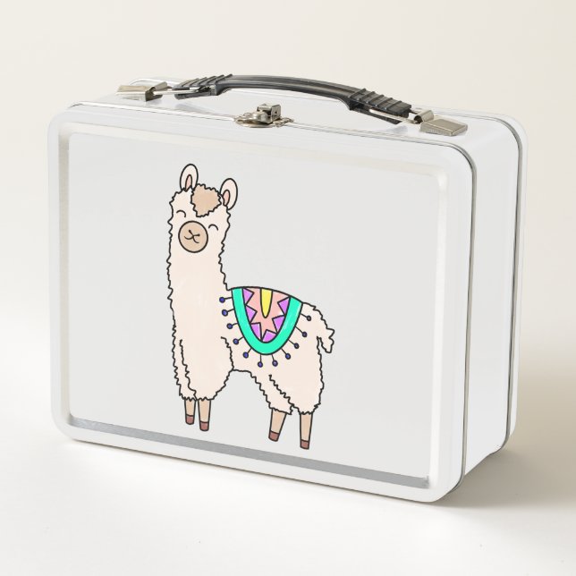 dibujo de animales personalizados de llama feliz s (Anverso)