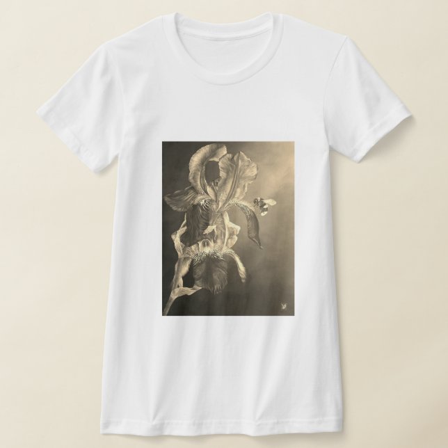 Dibujo de arte Camiseta femenina de moda (Distribución)