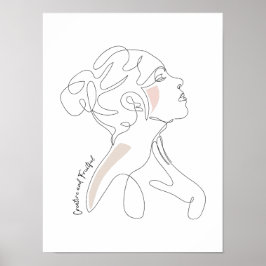 Dibujo de arte de línea - Creativo y fructífero