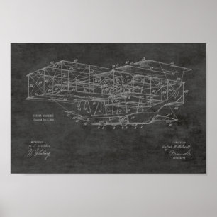 Dibujo de arte de patentes de aviones de la máquin