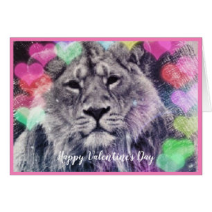 Dibujo de arte digital de Valentine Lion Heart Bok