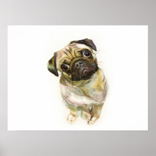 Dibujo de arte facial   Perro picado