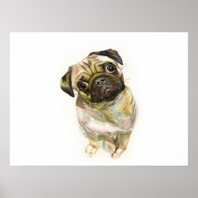 Dibujo de arte facial | Perro picado (Frente)