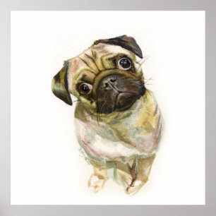 Dibujo de arte facial   Perro picado