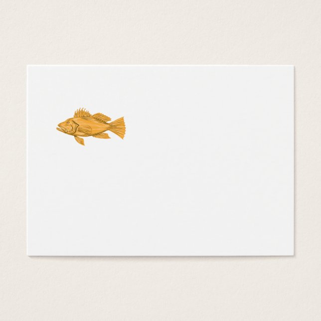 Dibujo de Black Sea Bass (Frente)