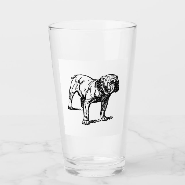 dibujo de bulldog (Anverso)